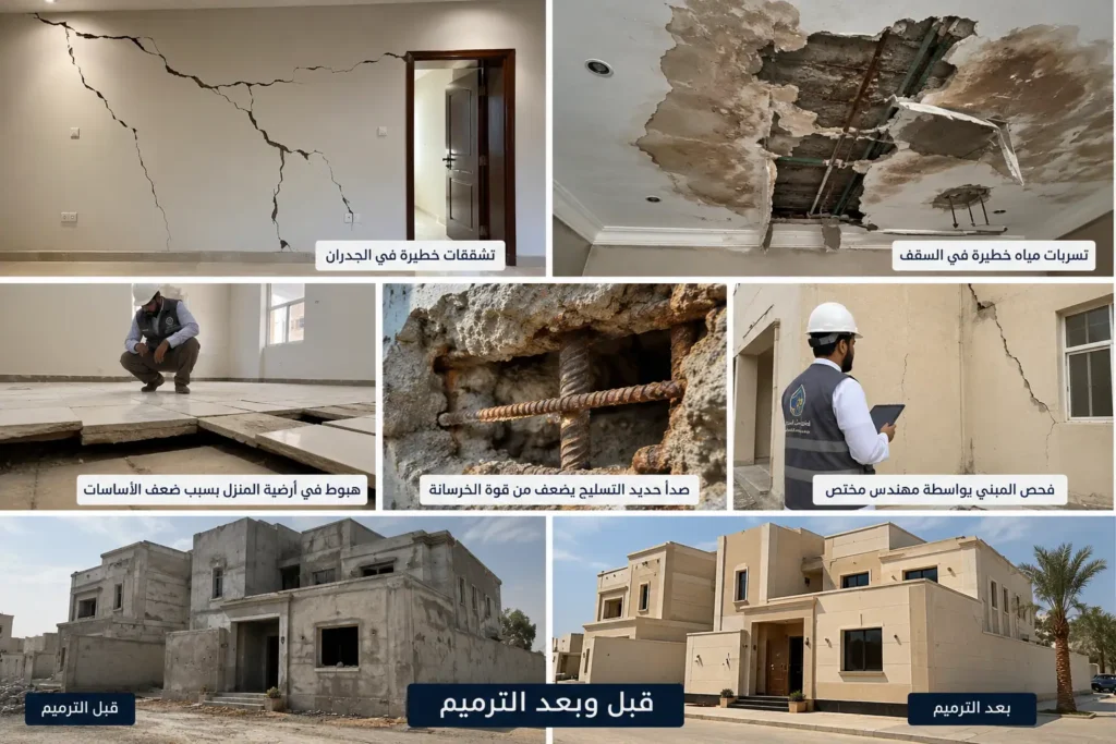 علامات عن متى يكون الترميم خطيرا