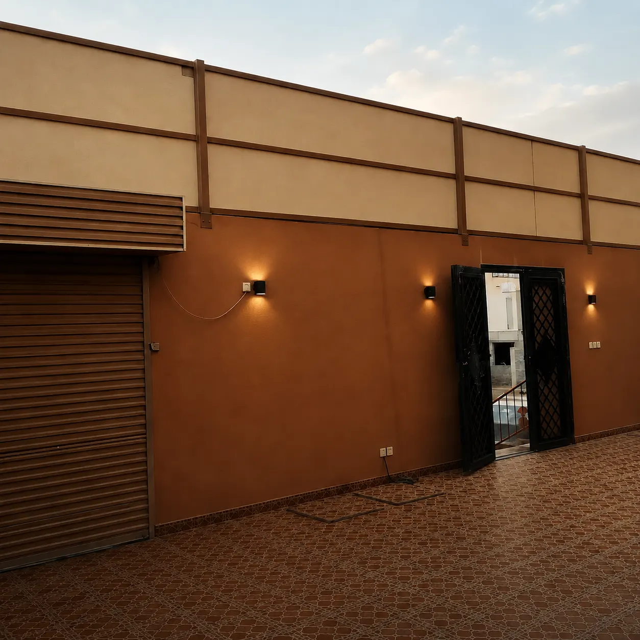 نموذج ساتر خارجي للمنازل والمنشآت في الخبر